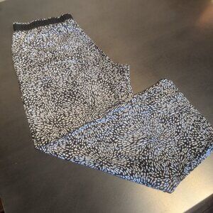 DKNY Super Soft Black and White Print PJ Lounge Pants